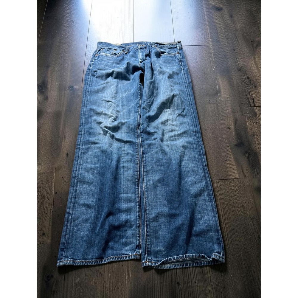Vintage Lucky Brand Jeans Mens 34 Blue Vintage Straight Leg Classic Casual Y2K